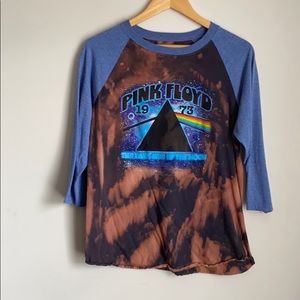 Hand Dyed Pink Floyd Muscle T-shirt